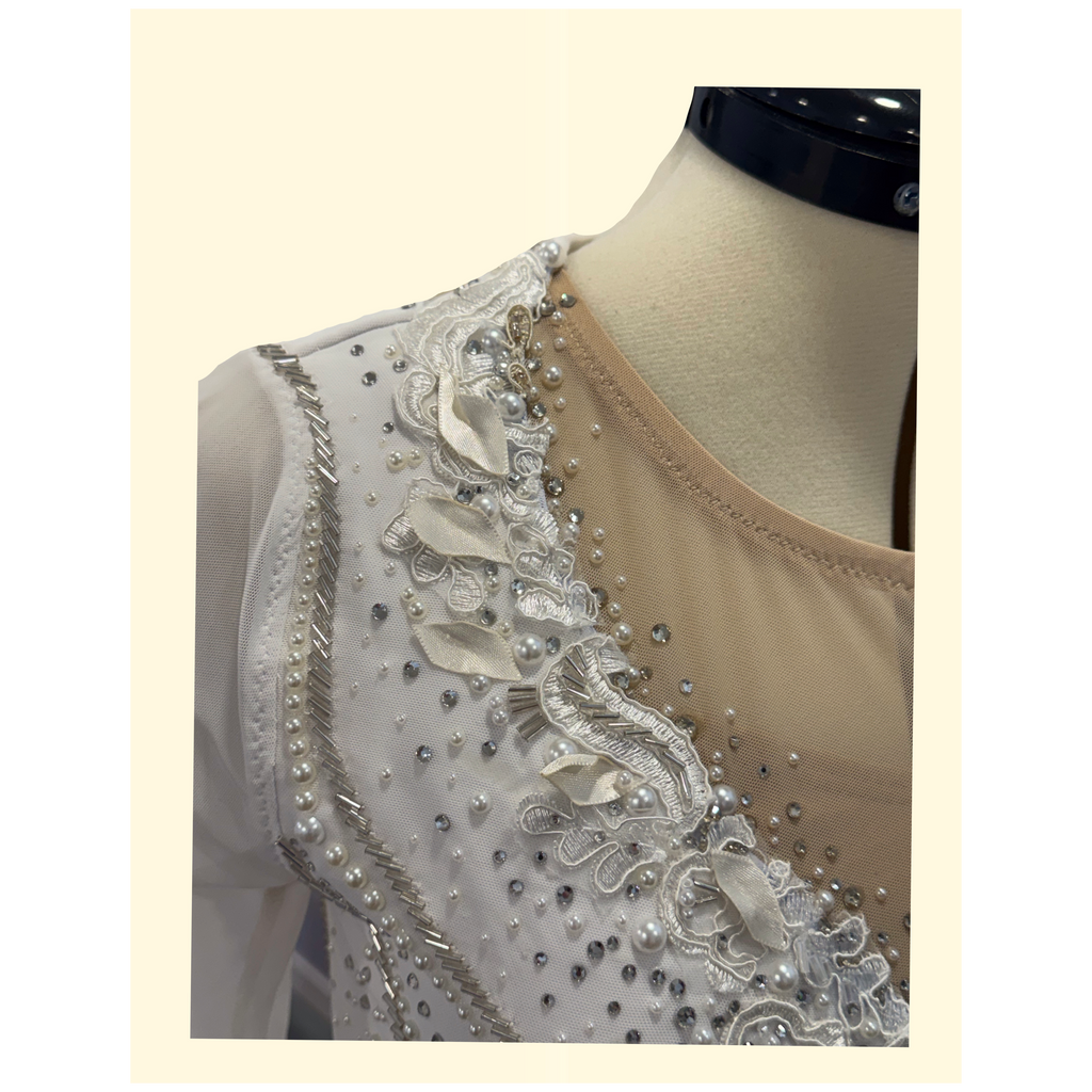 Silver Swan Skating Dress