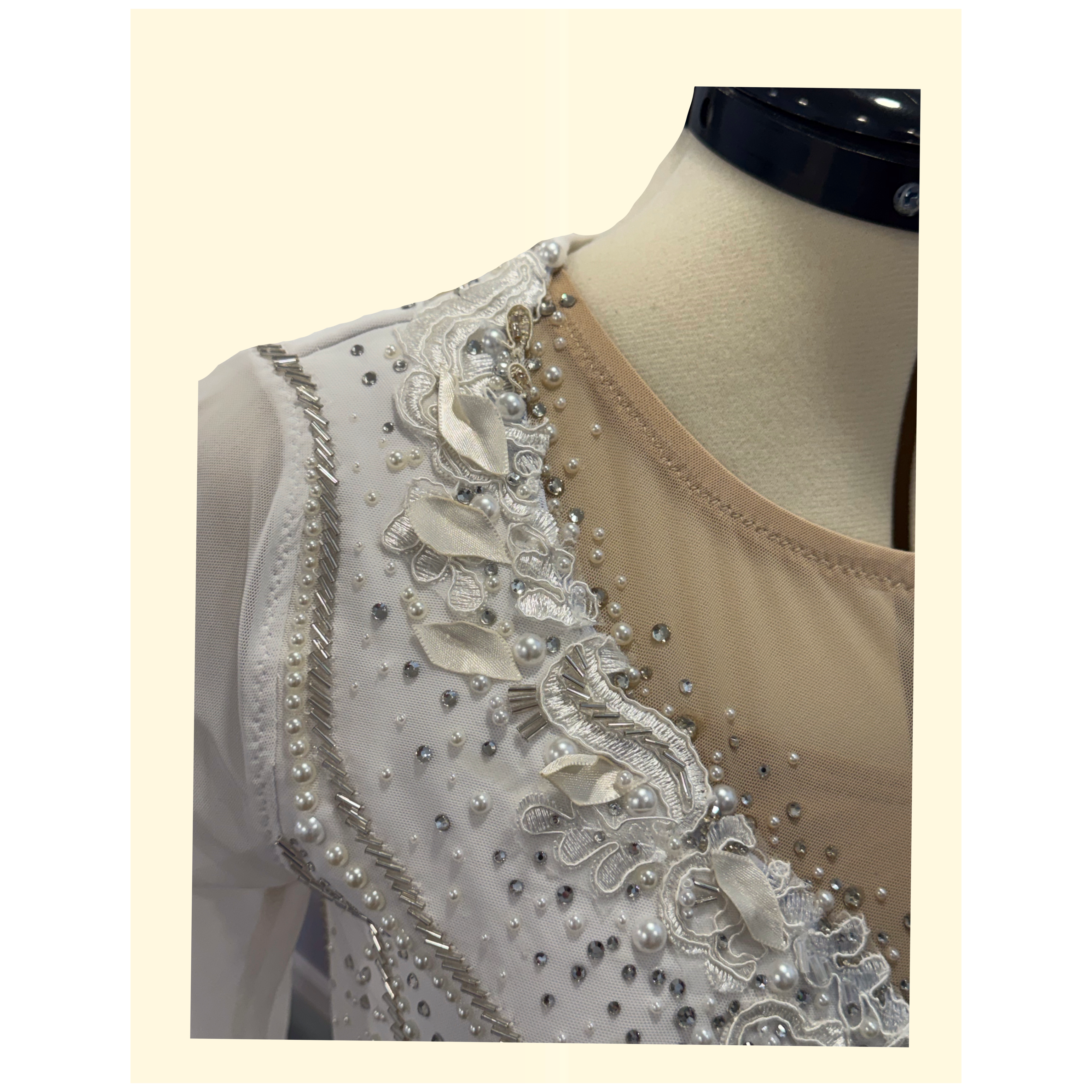 Silver Swan Skating Dress