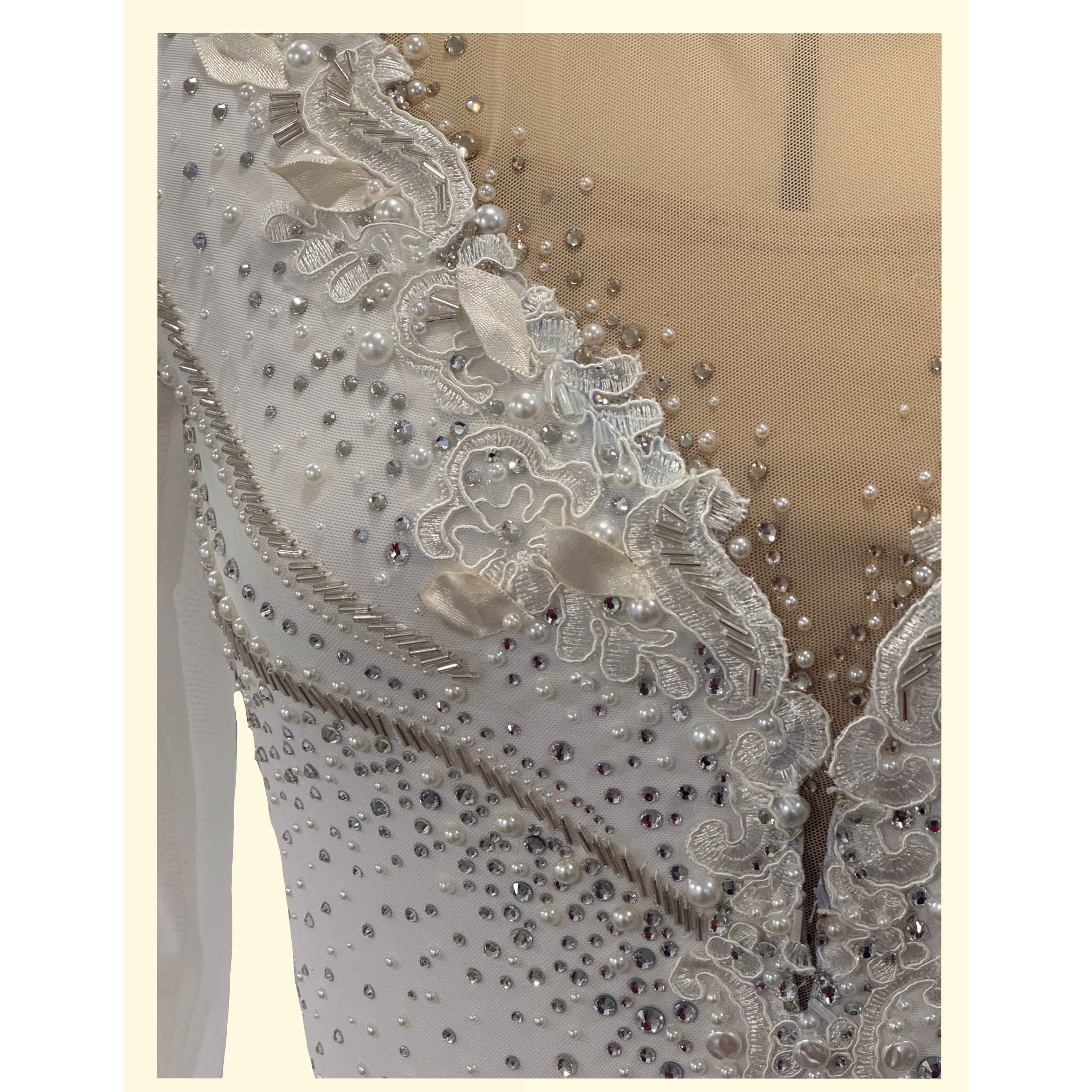 Silver Swan Skating Dress