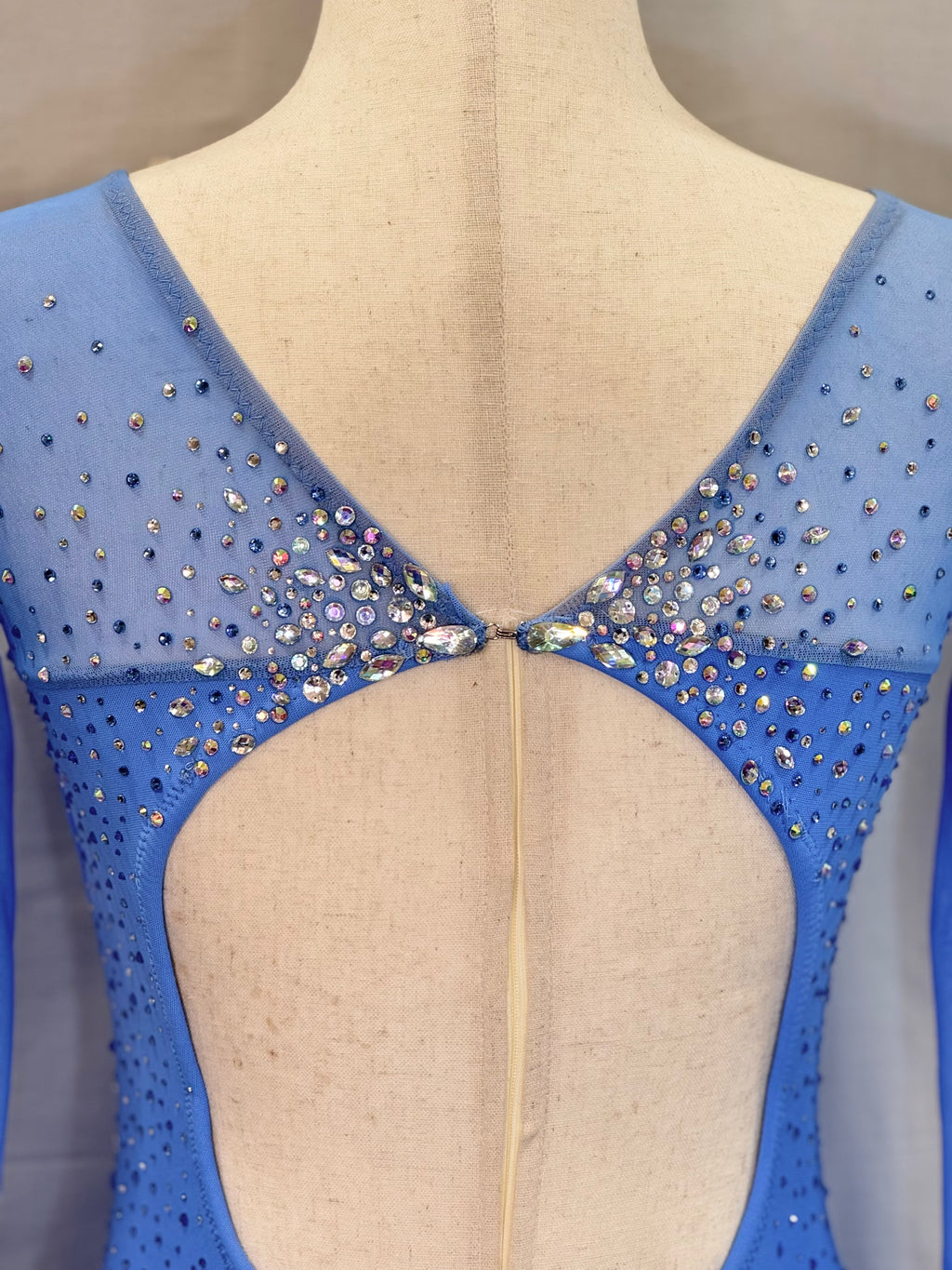 Blue Figure Skating Dress