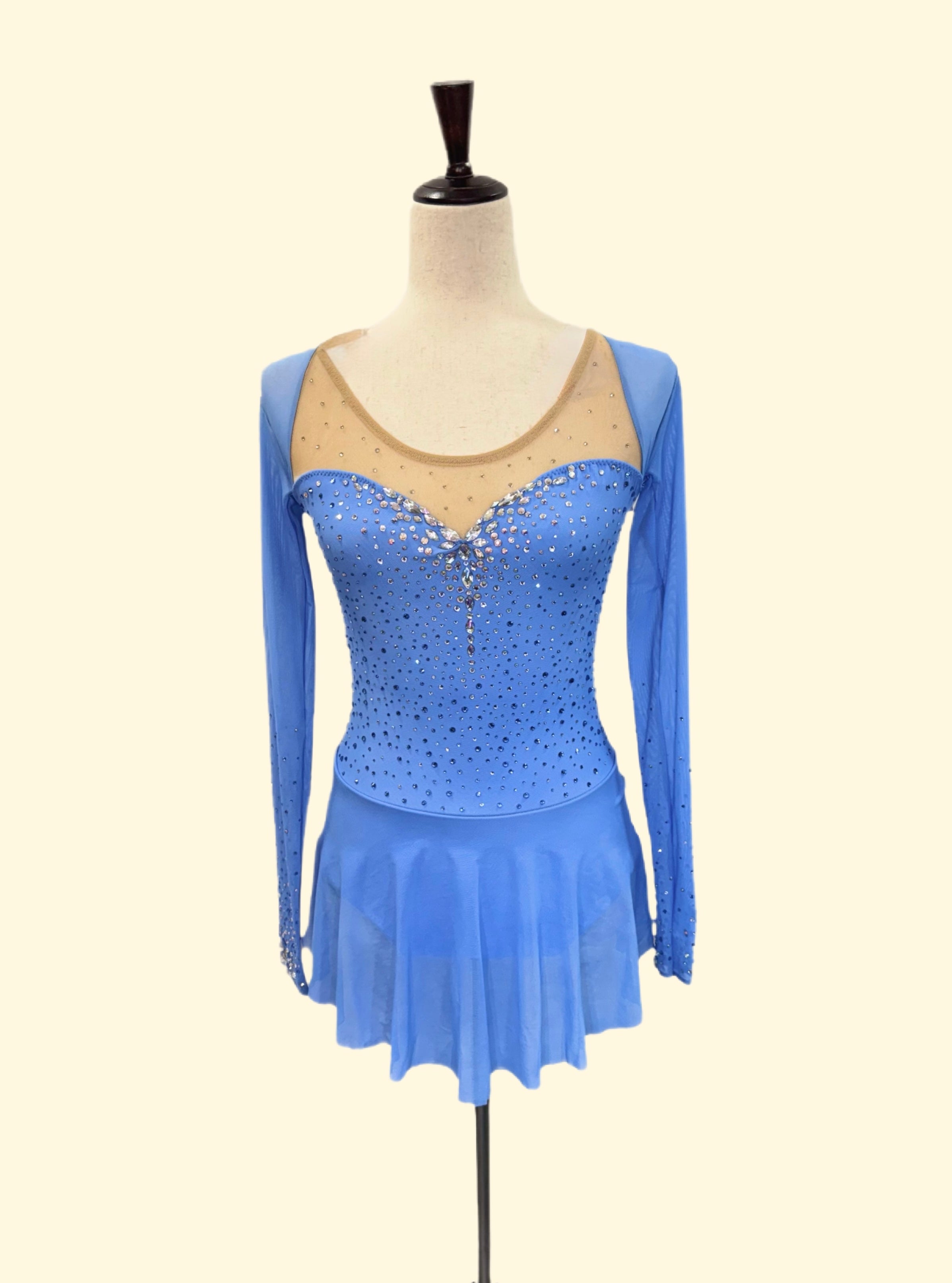 Blue Figure Skating Dress