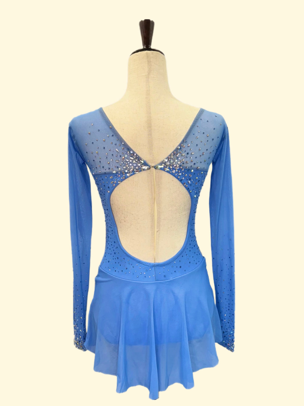 Blue Figure Skating Dress